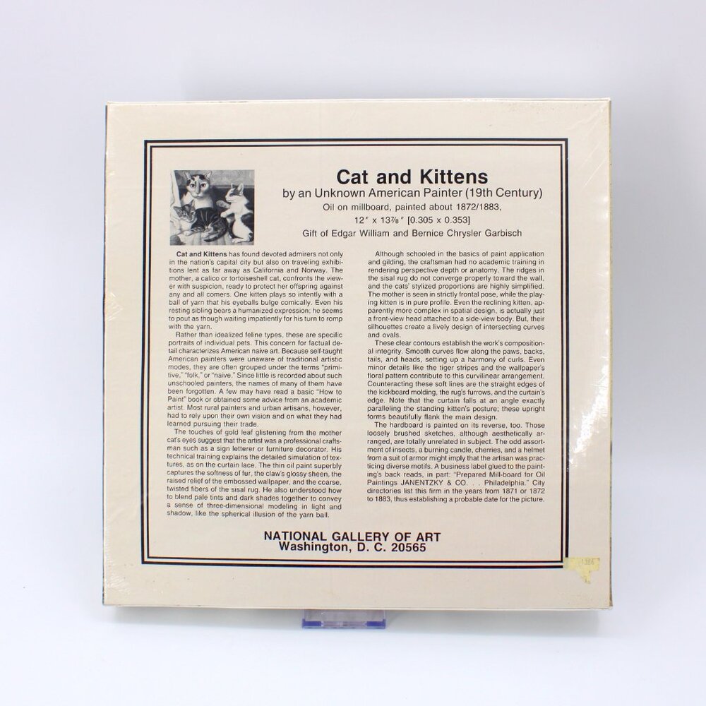 Cats and Kittens 1872-1883 (Oil on Canvas) 500 + Pieces Jigsaw Puzzle - Picture 2 of 2